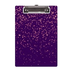 Purple Glittery Backdrop Scrapbooking Sparkle A5 Acrylic Clipboard