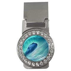 Summer Ocean Waves Money Clips (cz)  by GardenOfOphir