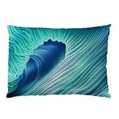 Summer Ocean Waves Pillow Case by GardenOfOphir