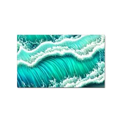 Ocean Waves Design In Pastel Colors Sticker Rectangular (100 pack)