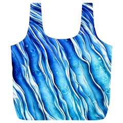 Nature Ocean Waves Full Print Recycle Bag (xl) by GardenOfOphir