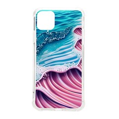 Pink Wave Crashing On The Shore Iphone 11 Pro Max 6 5 Inch Tpu Uv Print Case by GardenOfOphir