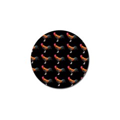 Background Pattern Chicken Fowl Cockerel Livestock Golf Ball Marker (10 Pack)