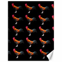 Background Pattern Chicken Fowl Cockerel Livestock Canvas 12  X 16 