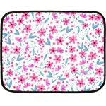 Mom Father Mommy Daddy Serenity Empathy Casal One Side Fleece Blanket (Mini) 35 x27  Blanket