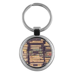 Books Antique Worn Spent Romance Antique Dealer Key Chain (round)