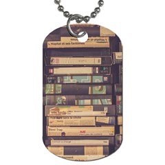 Books Antique Worn Spent Romance Antique Dealer Dog Tag (two Sides)