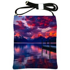 Dawn Shoulder Sling Bag by artworkshop