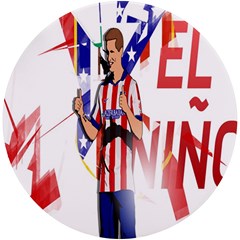 Fernando Torres Wallpaper Uv Print Round Tile Coaster by artworkshop