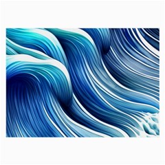 Sunny Ocean Wave Large Glasses Cloth by GardenOfOphir