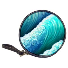 Abstract Waves In Blue And Green Classic 20-cd Wallets by GardenOfOphir