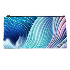 Ocean Waves Pastel Pencil Case by GardenOfOphir