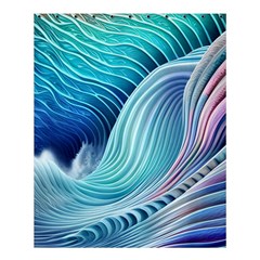 Ocean Waves Pastel Shower Curtain 60  X 72  (medium)  by GardenOfOphir