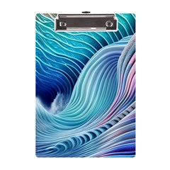 Ocean Waves Pastel A5 Acrylic Clipboard