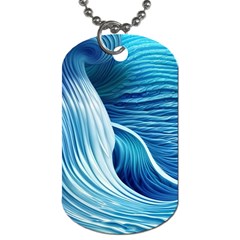 Summertime On The Sea Dog Tag (two Sides) by GardenOfOphir