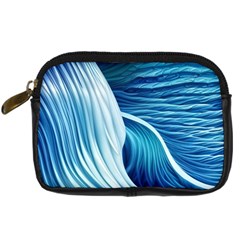 Summertime On The Sea Digital Camera Leather Case by GardenOfOphir