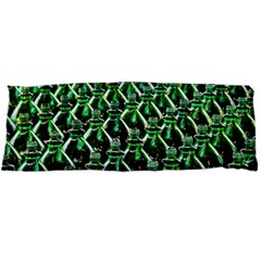 Bottles Green Drink Pattern Soda Refreshment Body Pillow Case Dakimakura (two Sides)