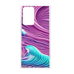 Pink Water Waves Samsung Galaxy Note 20 Ultra Tpu Uv Case by GardenOfOphir