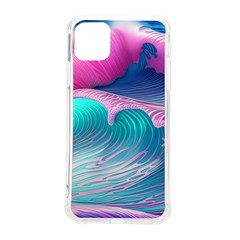 Pink Waves On The Beach Iphone 11 Pro Max 6 5 Inch Tpu Uv Print Case