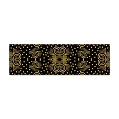 Pattern Seamless Gold 3d Abstraction Ornate Sticker (bumper) by Ravend