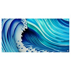 Blue Water Reflections Banner And Sign 8  X 4 