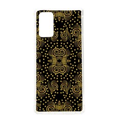 Pattern Seamless Gold 3d Abstraction Ornate Samsung Galaxy Note 20 Tpu Uv Case by Ravend