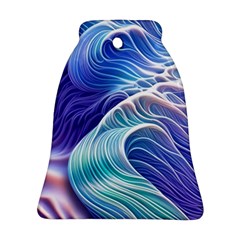 Majestic Ocean Waves Bell Ornament (two Sides)