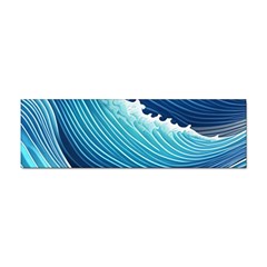 Simple Summer Wave Pattern Sticker Bumper (10 Pack) by GardenOfOphir