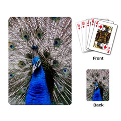 Peacock Bird Animal Feather Nature Colorful Playing Cards Single Design (rectangle)