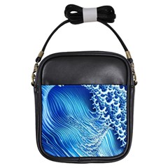 Wave Beach Iii Girls Sling Bag by GardenOfOphir