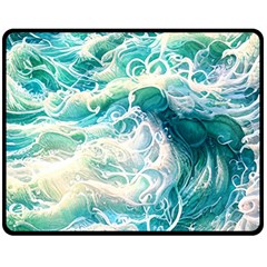 The Endless Sea Fleece Blanket (medium) by GardenOfOphir