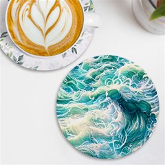 The Endless Sea Uv Print Round Tile Coaster