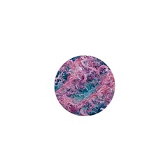 Ocean Waves In Pink Ii 1  Mini Buttons by GardenOfOphir