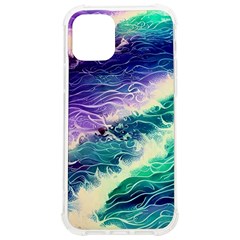Pastel Hues Ocean Waves Iphone 12/12 Pro Tpu Uv Print Case by GardenOfOphir