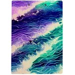 Pastel Hues Ocean Waves A4 Acrylic Clipboard Back