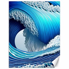 The Power Of The Ocean Canvas 12  X 16  by GardenOfOphir