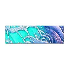 The Beauty Of Waves Sticker (bumper) by GardenOfOphir