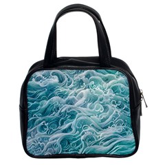 Nature Ocean Waves Classic Handbag (two Sides) by GardenOfOphir