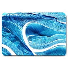 Blue Wave Large Doormat by GardenOfOphir