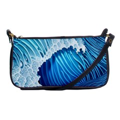 Beach Wave Shoulder Clutch Bag by GardenOfOphir