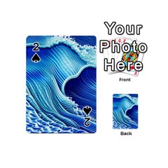 Wave Playing Cards 54 Designs (mini) by GardenOfOphir