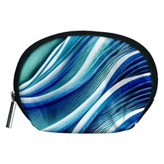 Blue Ocean Waves Accessory Pouch (medium) by GardenOfOphir