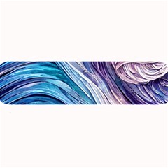 Abstract Pastel Ocean Waves Large Bar Mat by GardenOfOphir