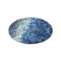 Waves Of The Ocean Sticker Oval (10 Pack)