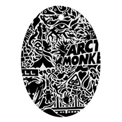 Arctic Monkeys Ornament (oval)