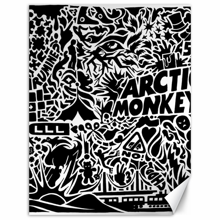 Arctic Monkeys Canvas 12  x 16 