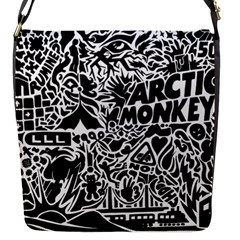 Arctic Monkeys Flap Closure Messenger Bag (s) by Jancukart