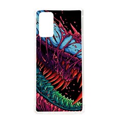 Floral Digital Art Tongue Out Samsung Galaxy Note 20 Tpu Uv Case by Jancukart