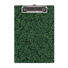 Leafy Elegance Botanical Pattern A5 Acrylic Clipboard by dflcprintsclothing