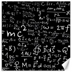 E=mc2 Text Science Albert Einstein Formula Mathematics Physics Canvas 12  X 12  by Jancukart